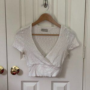 UO White Crop Top